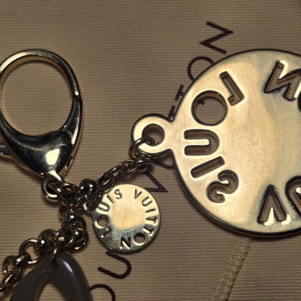 Louis Vuitton Porto Cure Thai M65648 - Authentic Key Holder / Bag Charm - Picture 14 of 15